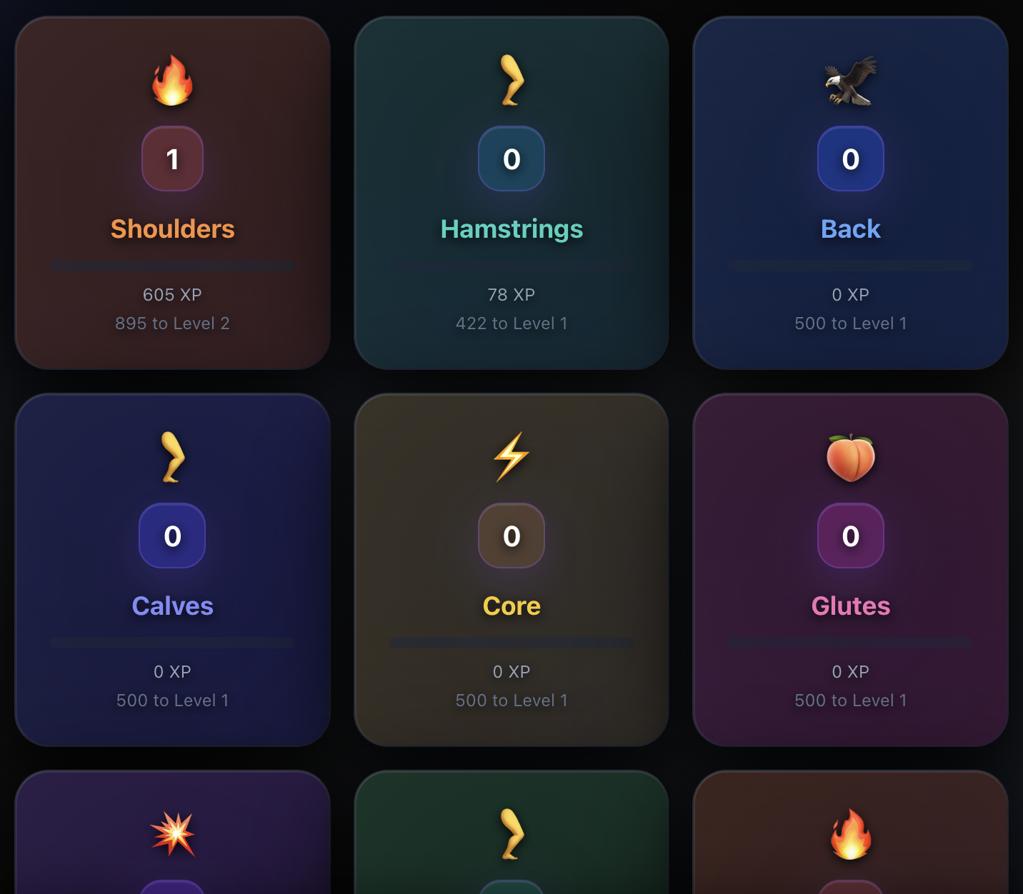 Level Up Individual Muscles